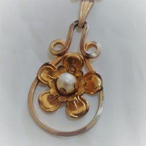 LSCO vintage 10k gold filled necklace